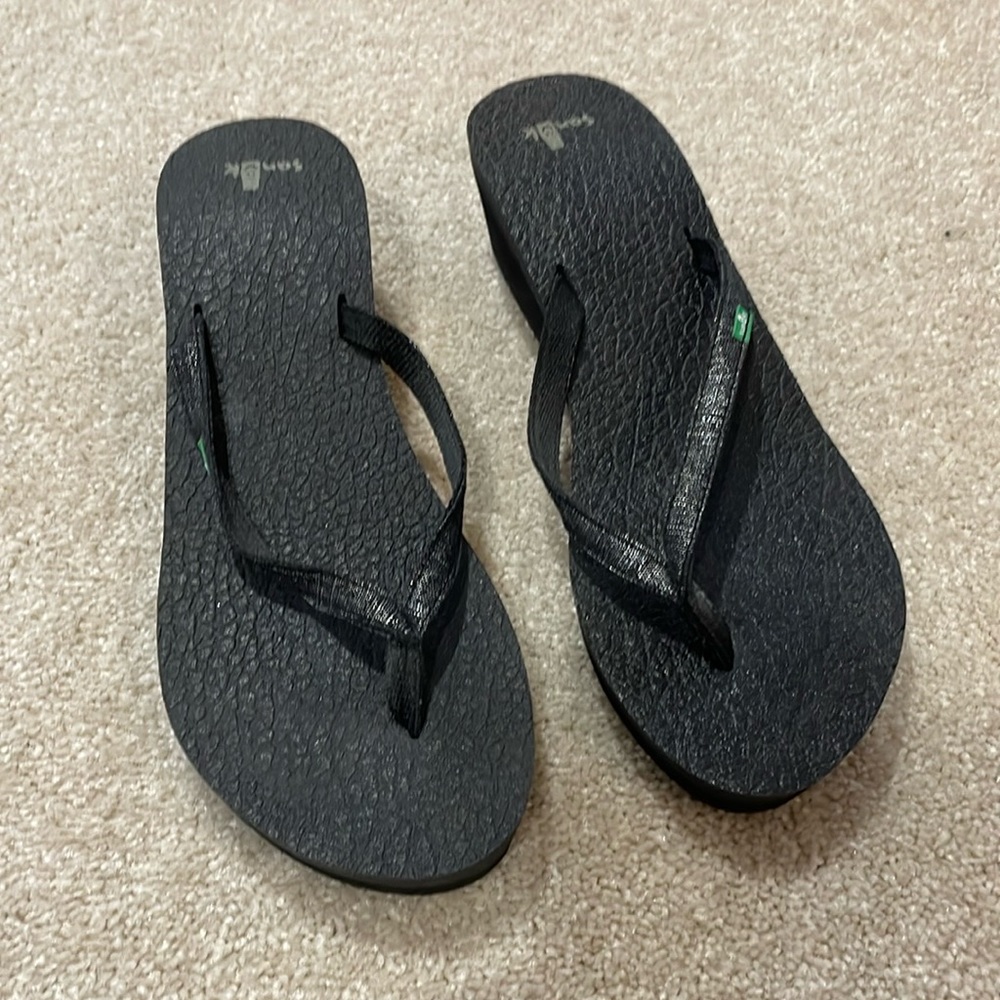 Sanuk Yoga Mat Wedge Flip Flop